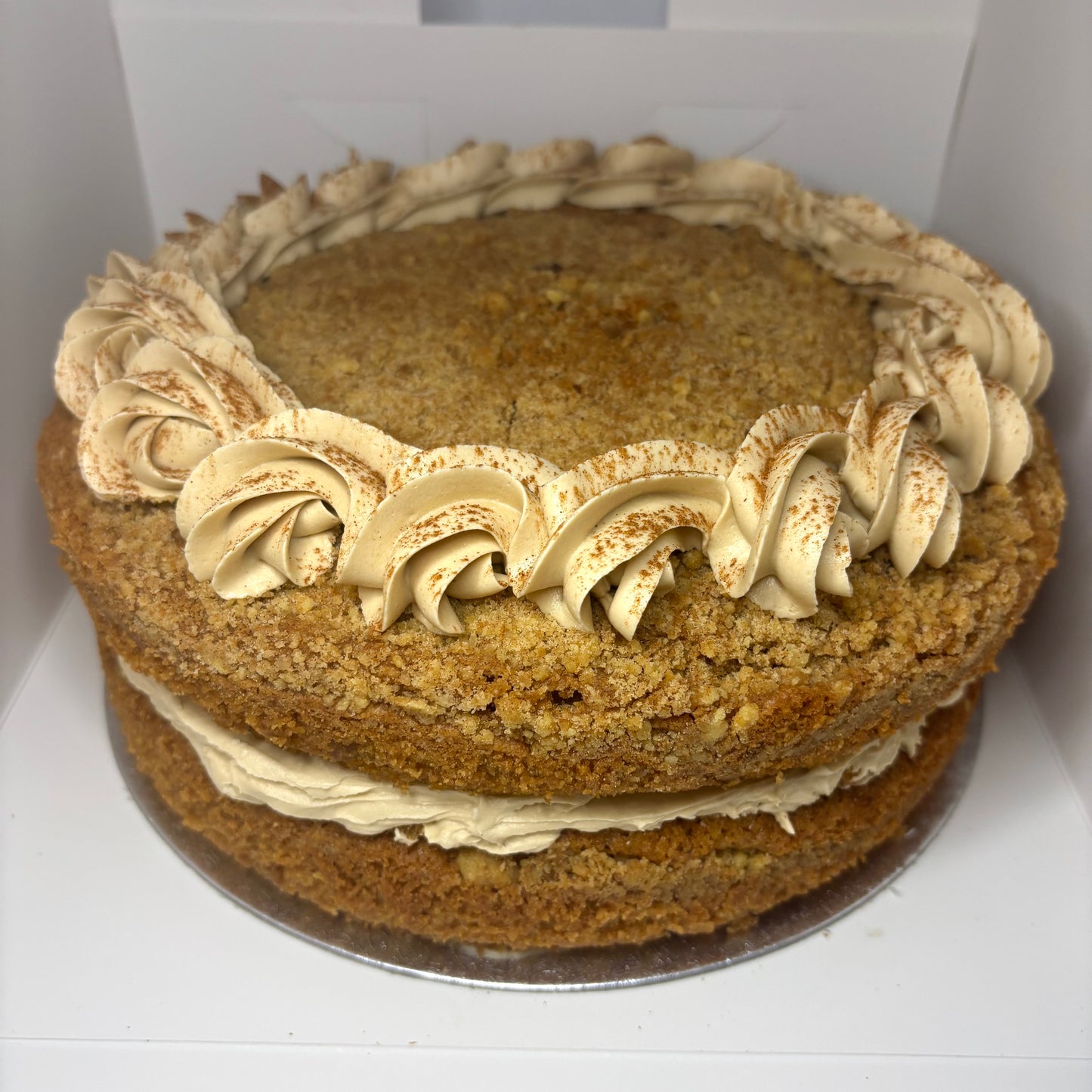 Cinnamon and Coffee Crumble Cake