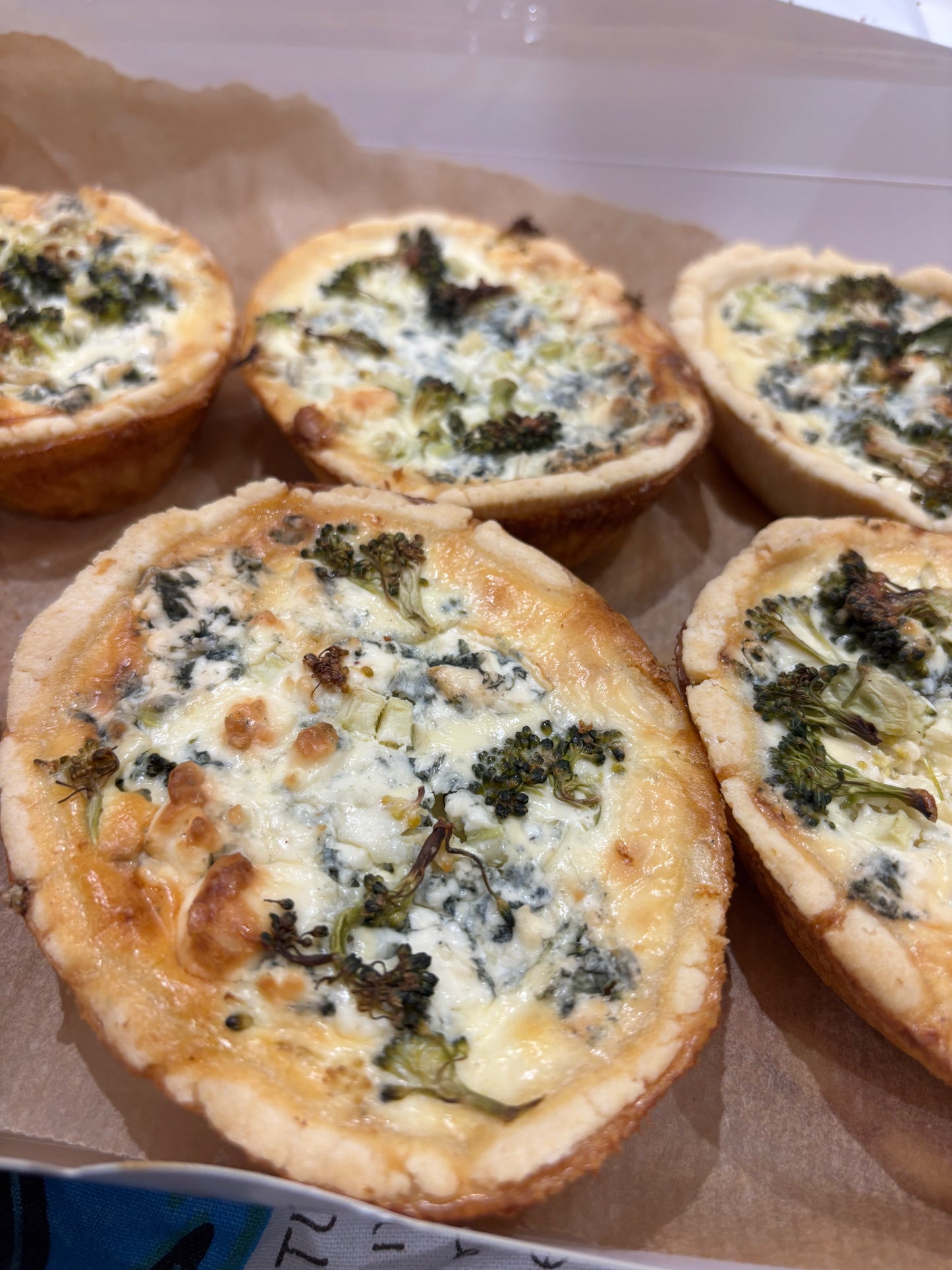 Quiche - Broccoli and Blue Cheese