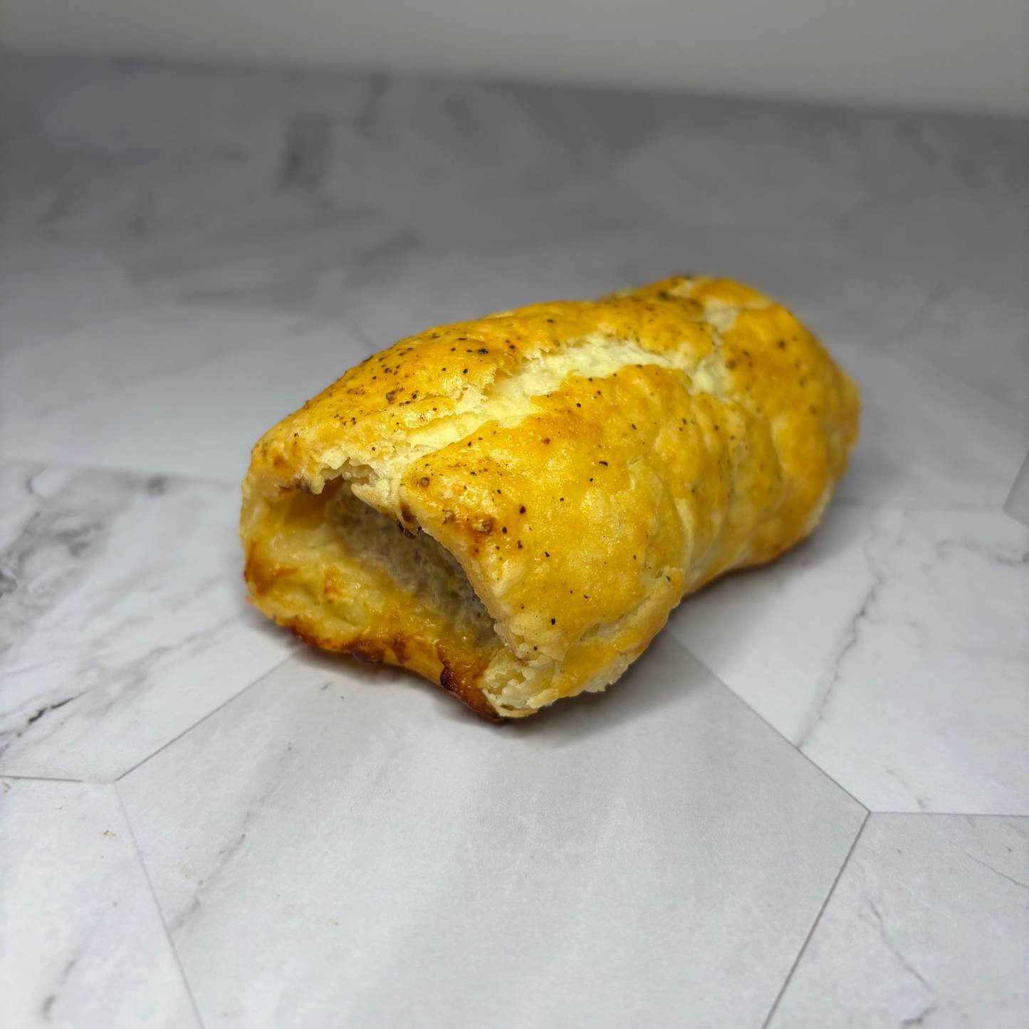 Cheese and Onion Sausage Roll