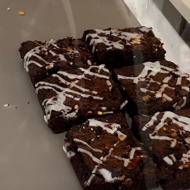 Sweet and Spicy Chilli Chocolate Brownie