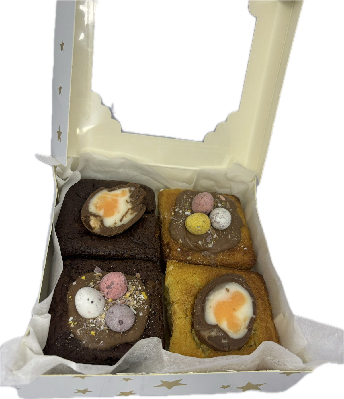 Easter Egg Brownies