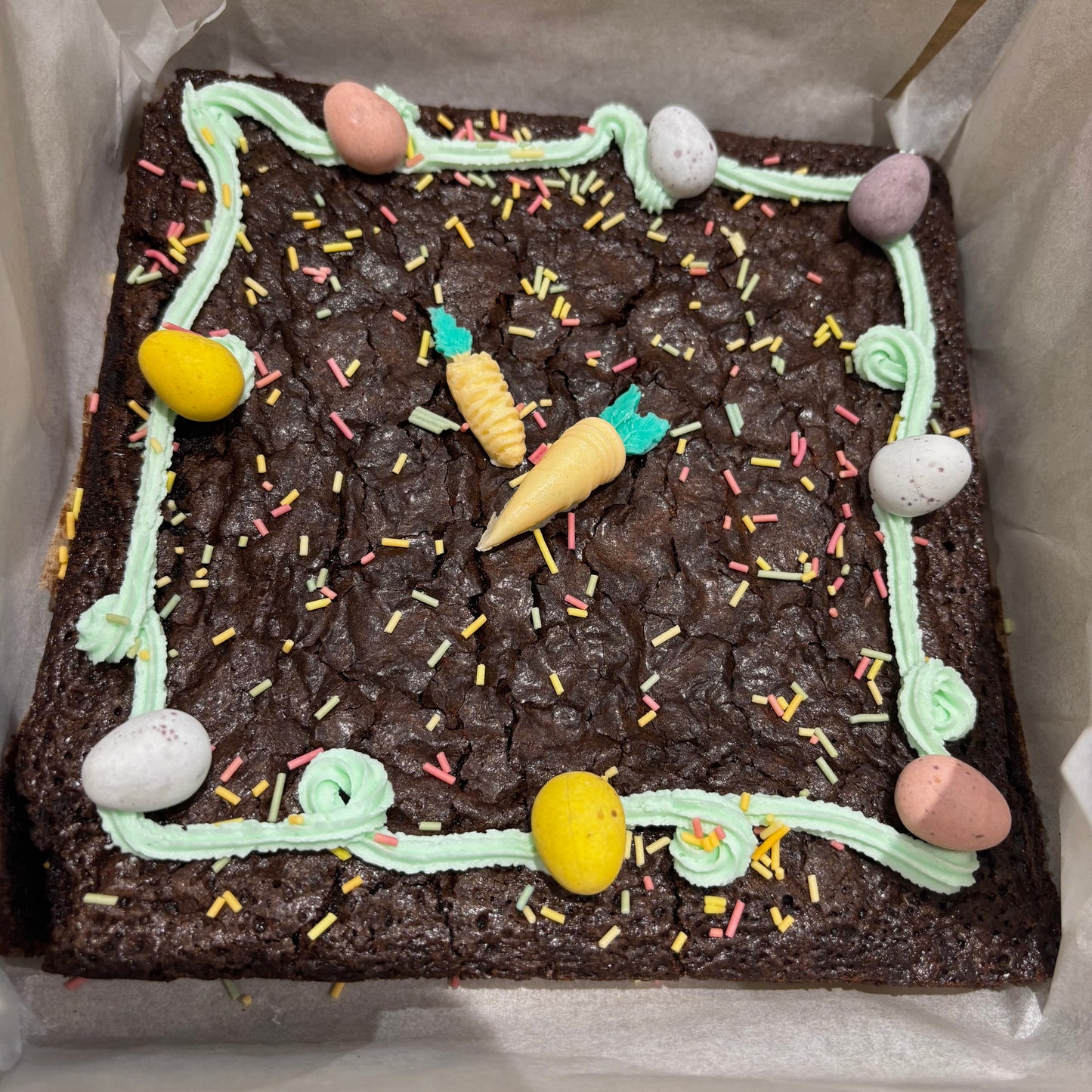 Vegan Easter Sharing Brownie Box