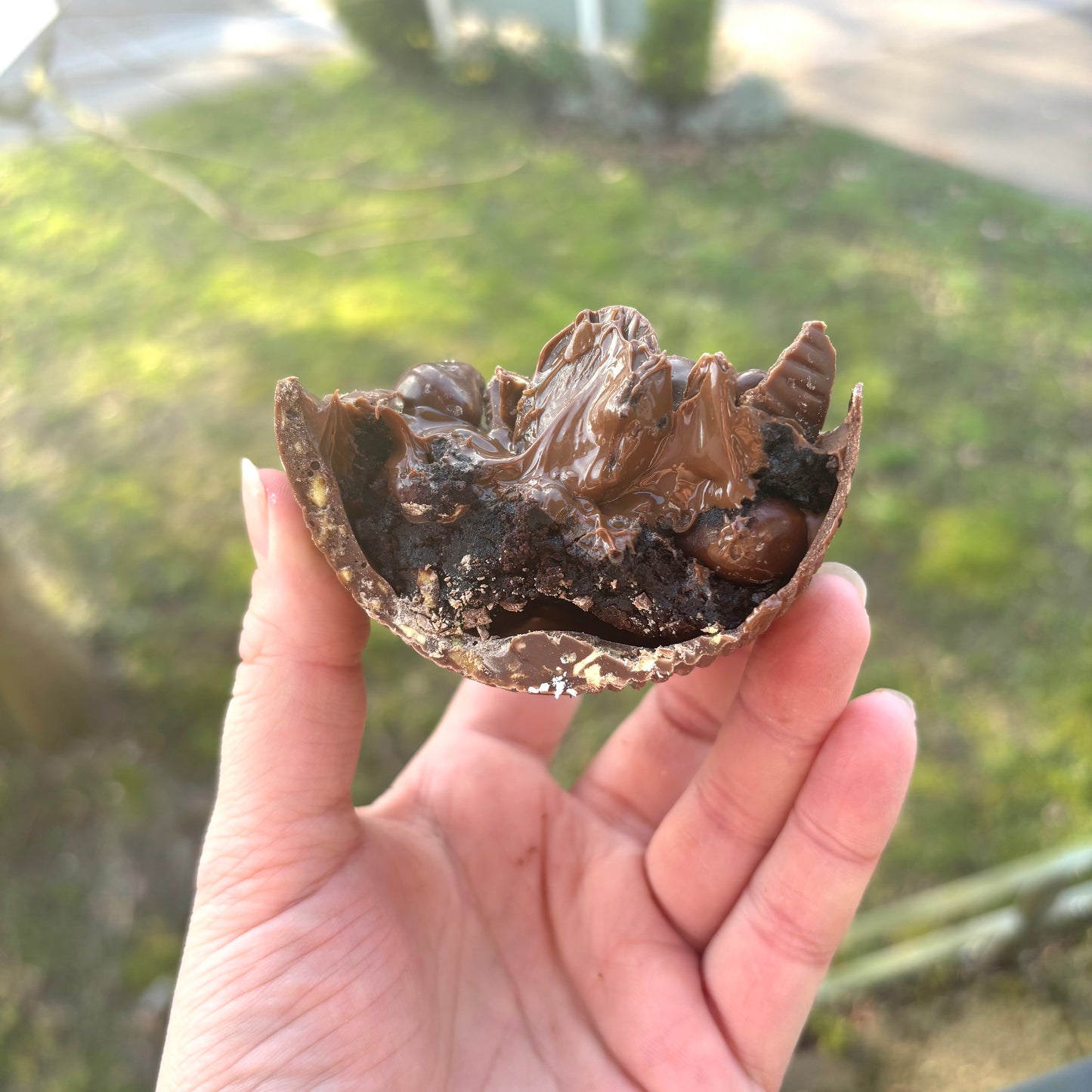 Vegan Stuffed Easter Egg