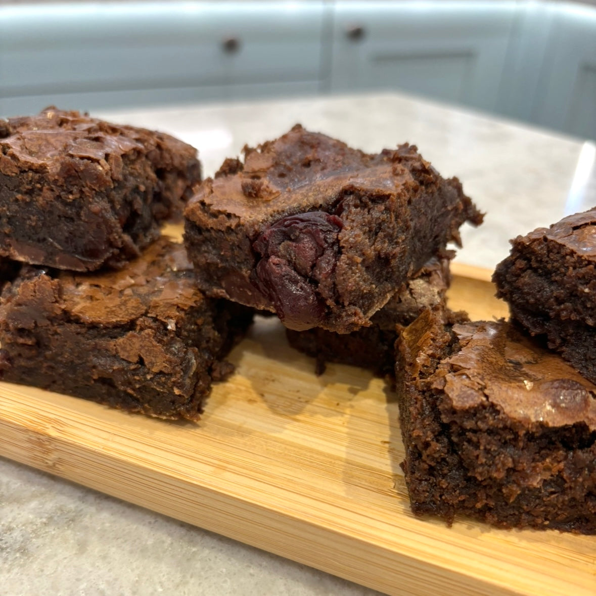 9 x Black Forest Brownies