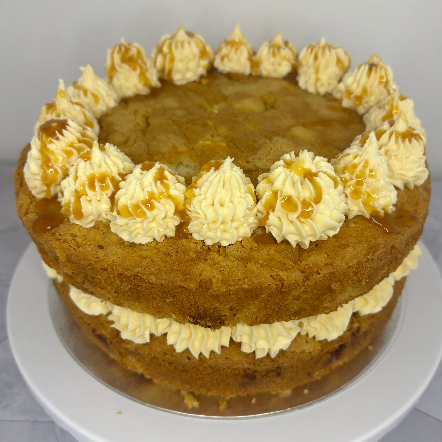 Spiced Caramel Apple Cake