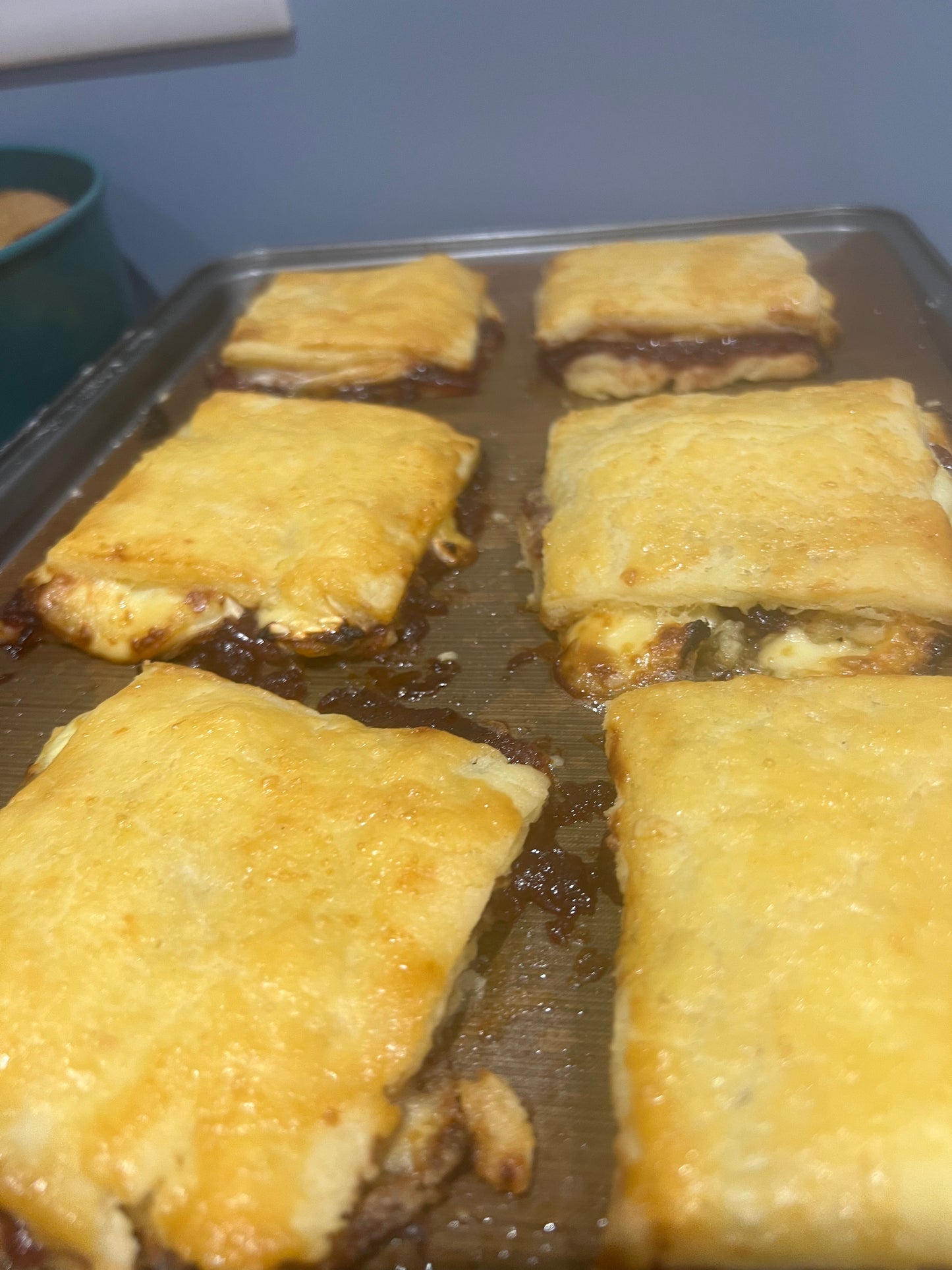 Cranberry and Brie Puffs