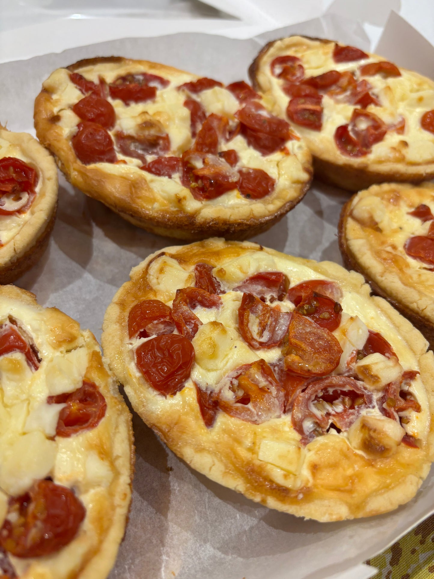 Quiche - Cheddar and Tomato