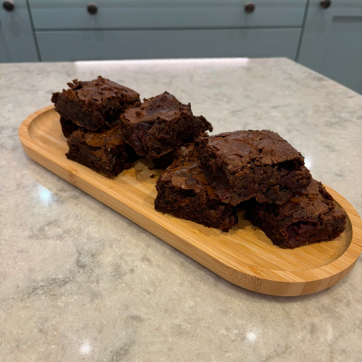 Black Forest Cherry and Chocolate Brownie