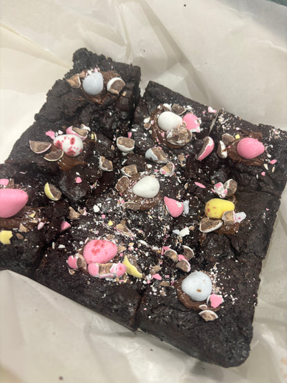 Vegan Easter Brownies