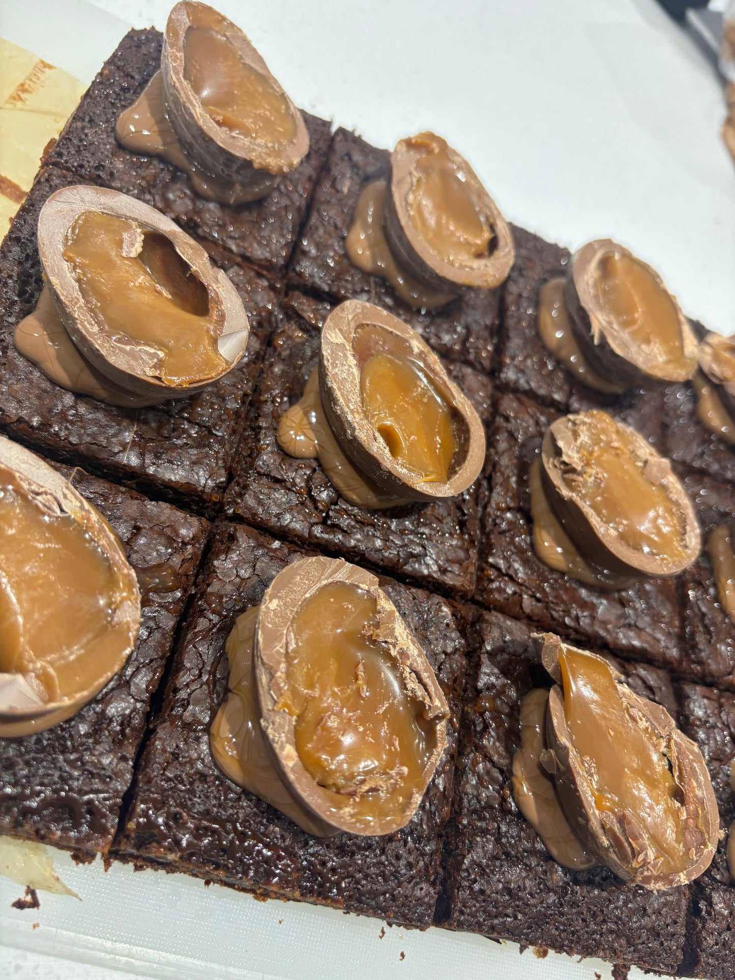 Easter Egg Brownies