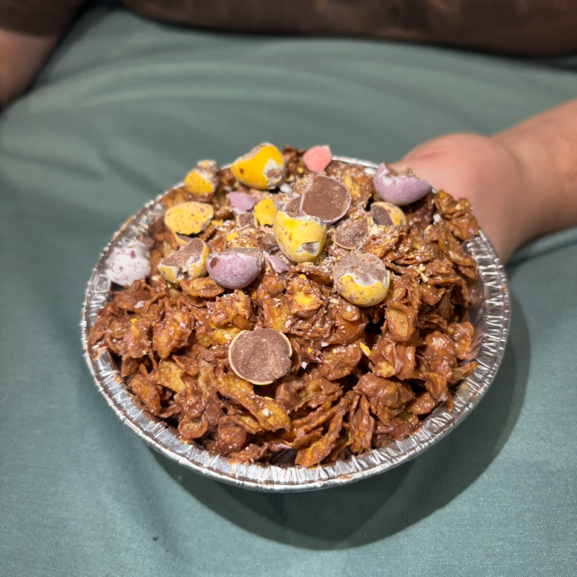 Vegan Easter Crunch Cake