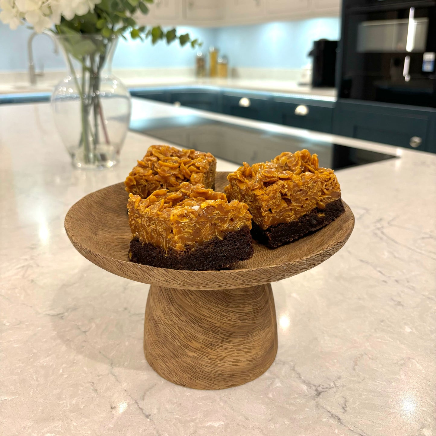 Caramel Cornflake Brownie